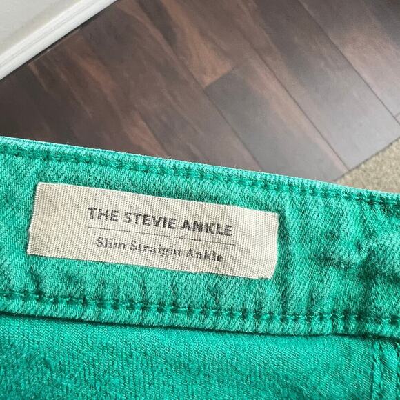 AG Adriano Goldschmied the Stevie Ankle Jeans Women's 25 Slim Straight Low Rise - Picture 5 of 7